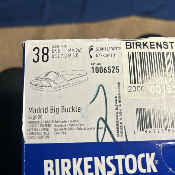 Birkenstock- Madrid Big Buckle, Cognac, women QS - Picture 5 of 6